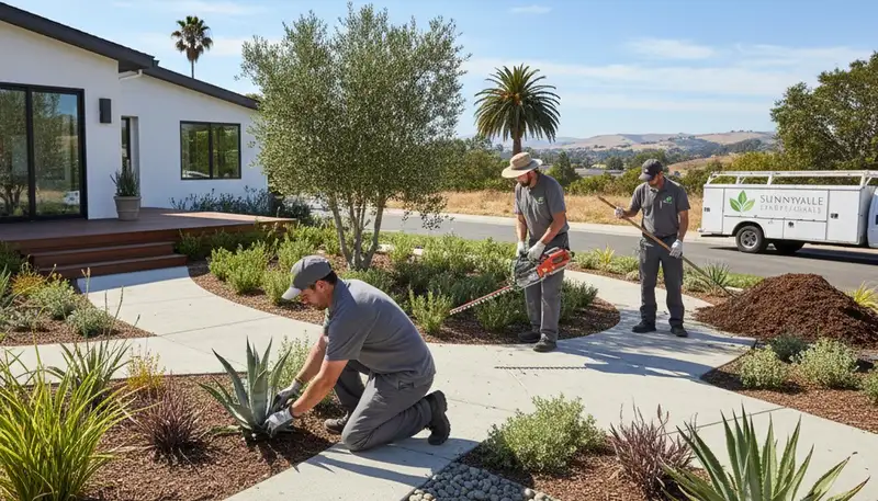 Landscape service in Mountain View, CA for residential lawn and garden maintenance